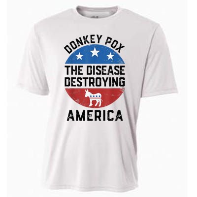 Donkey Pox The Disease Destroying America Donkeypox Back Cooling Performance Crew T-Shirt