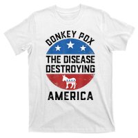 Donkey Pox The Disease Destroying America Donkeypox Back T-Shirt