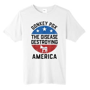 Donkey Pox The Disease Destroying America Donkeypox Back Tall Fusion ChromaSoft Performance T-Shirt