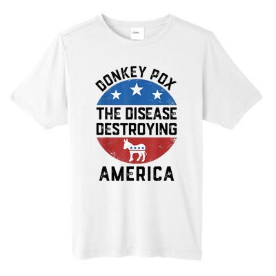 Donkey Pox The Disease Destroying America Donkeypox Back Tall Fusion ChromaSoft Performance T-Shirt