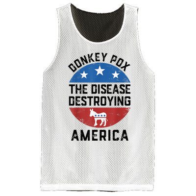 Donkey Pox The Disease Destroying America Donkeypox Back Mesh Reversible Basketball Jersey Tank