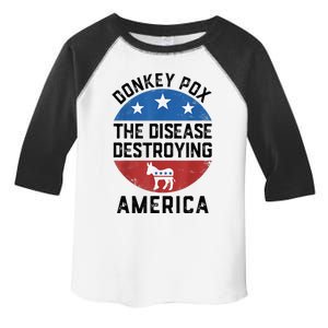 Donkey Pox The Disease Destroying America Donkeypox Back Toddler Fine Jersey T-Shirt