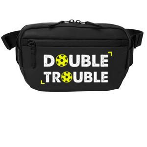 Double Pickleball Trouble Pickle Ball Pickle Ball Player Crossbody Pack