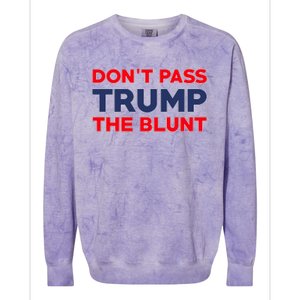 Don’T Pass Trump The Blunt Colorblast Crewneck Sweatshirt