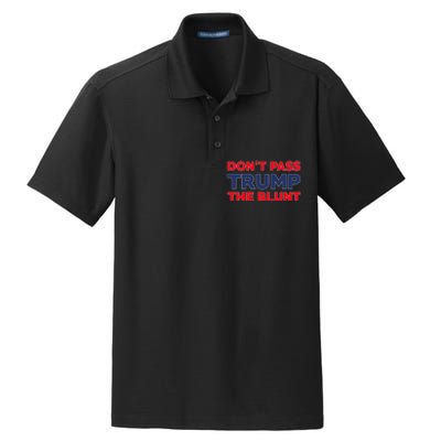 Don’T Pass Trump The Blunt Dry Zone Grid Polo