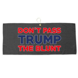 Don’T Pass Trump The Blunt Large Microfiber Waffle Golf Towel