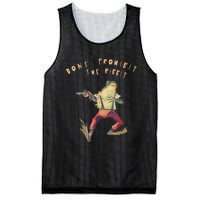 Don't Prohibit The Ribbit Frog Groovy Mesh Reversible Basketball Jersey Tank