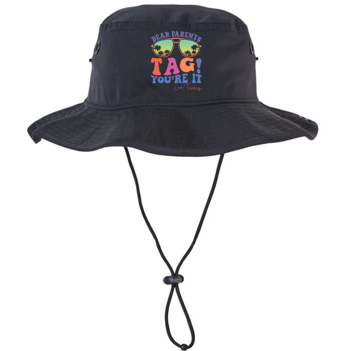 Dear Parents Tag YouRe It Love Teachers Last Day Of School Legacy Cool Fit Booney Bucket Hat