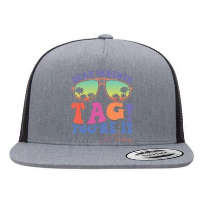 Dear Parents Tag YouRe It Love Teachers Last Day Of School Flat Bill Trucker Hat