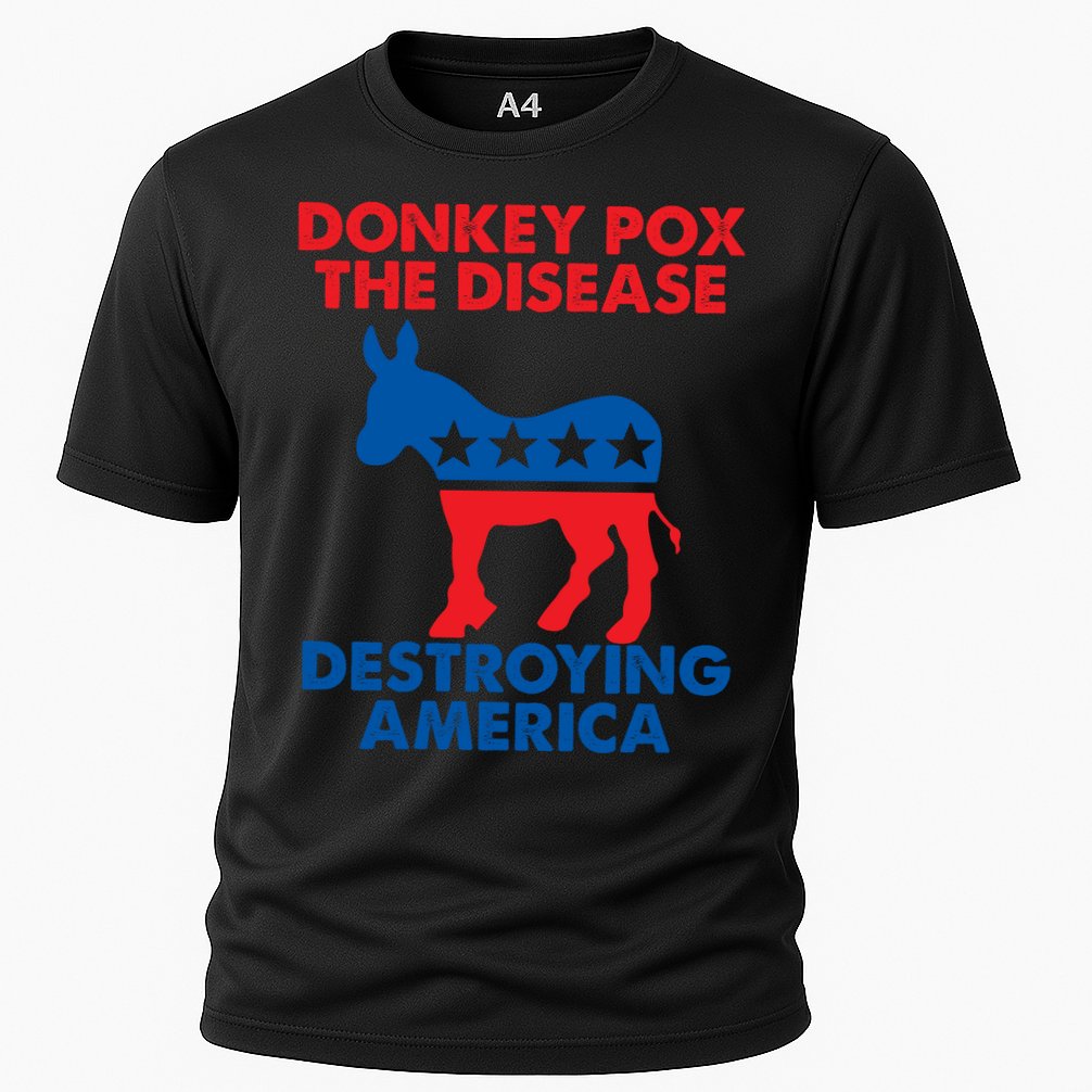 Donkey Pox The Disease Destroying America DonkeyPox Cooling Performance Crew T-Shirt