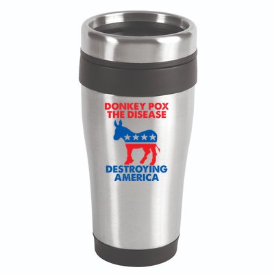 Donkey Pox The Disease Destroying America DonkeyPox 16oz Travel Tumbler