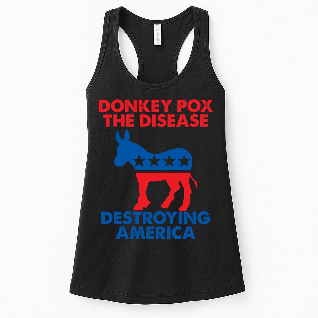 Donkey Pox The Disease Destroying America DonkeyPox Womens Tank Top