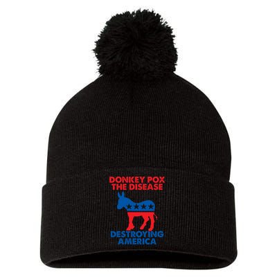 Donkey Pox The Disease Destroying America DonkeyPox Pom Pom 12in Knit Beanie