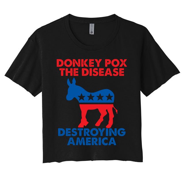Donkey Pox The Disease Destroying America DonkeyPox Crop Top