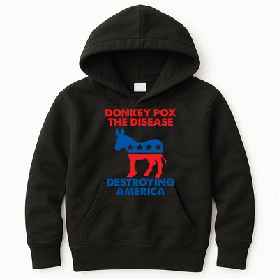 Donkey Pox The Disease Destroying America DonkeyPox Kids Hoodie
