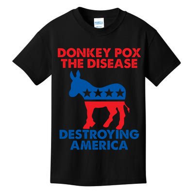 Donkey Pox The Disease Destroying America DonkeyPox Kids T-Shirt