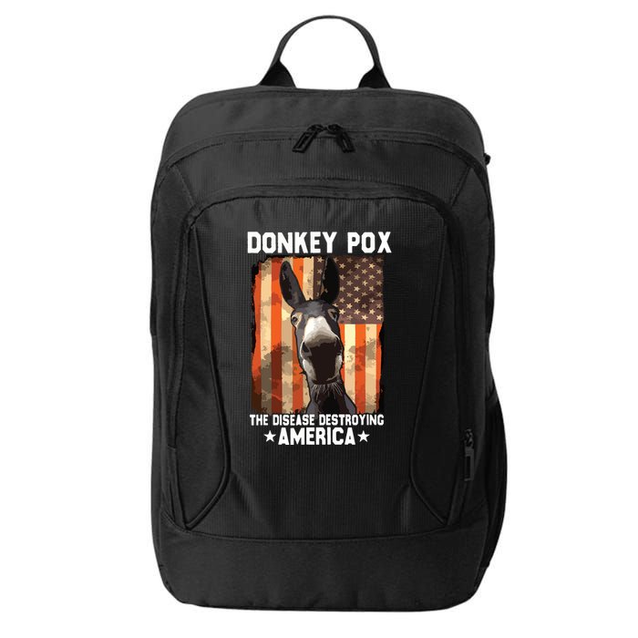 Donkey Pox The Disease Destroying America Donkeypox Funny City Backpack