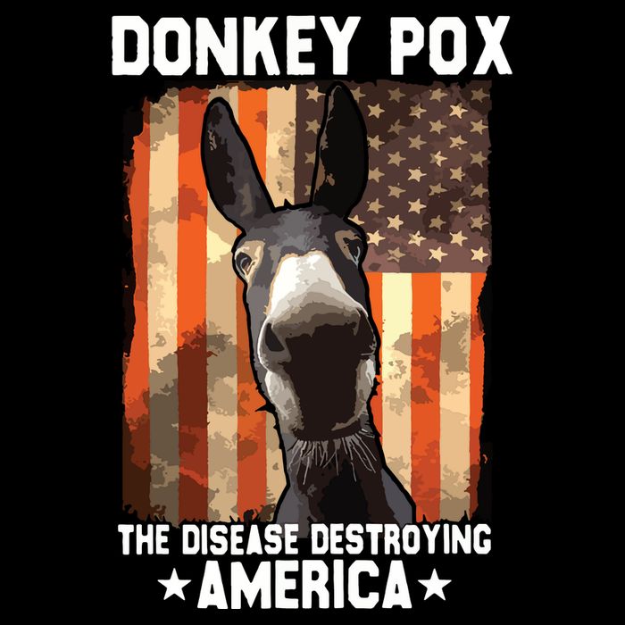 Donkey Pox The Disease Destroying America Donkeypox Funny Impact Tech Backpack