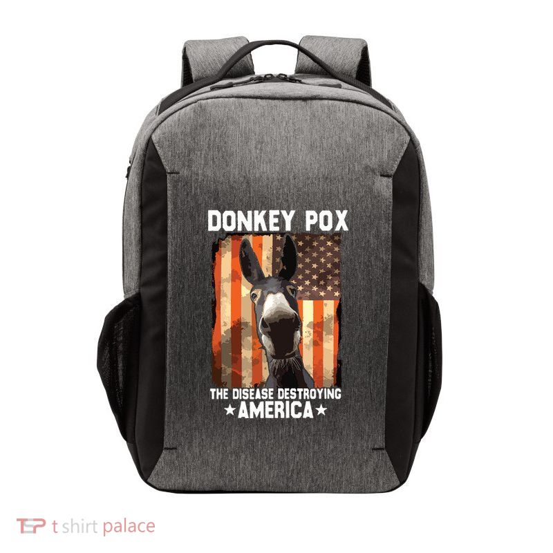 Donkey Pox The Disease Destroying America Donkeypox Funny Vector Backpack