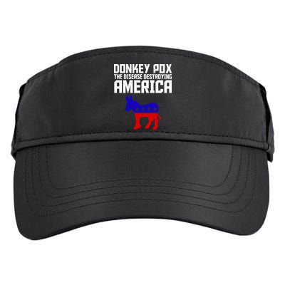 Donkey Pox The Disease Destroying America Anti Biden Adult Drive Performance Visor
