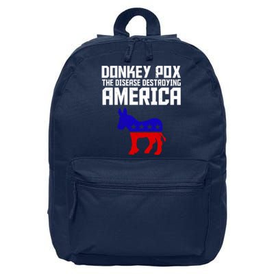 Donkey Pox The Disease Destroying America Anti Biden 16 in Basic Backpack