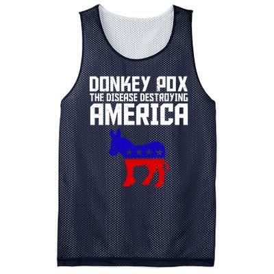 Donkey Pox The Disease Destroying America Anti Biden Mesh Reversible Basketball Jersey Tank