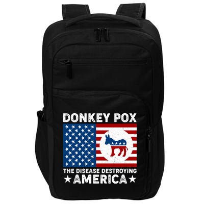 Donkey Pox The Disease Destroying America Impact Tech Backpack