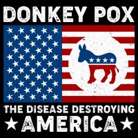 Donkey Pox The Disease Destroying America Drawstring Bag