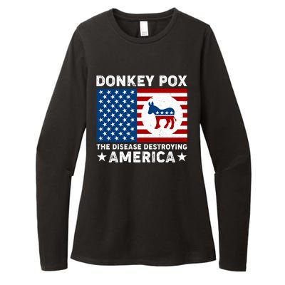 Donkey Pox The Disease Destroying America Womens CVC Long Sleeve Shirt