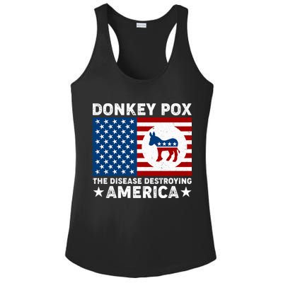 Donkey Pox The Disease Destroying America Ladies PosiCharge Competitor Racerback Tank