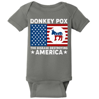 Donkey Pox The Disease Destroying America Baby Bodysuit