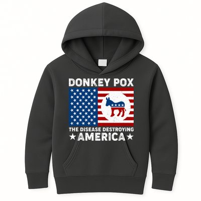 Donkey Pox The Disease Destroying America Kids Hoodie