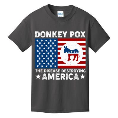 Donkey Pox The Disease Destroying America Kids T-Shirt