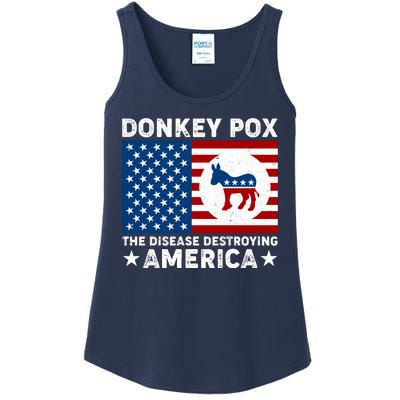 Donkey Pox The Disease Destroying America Ladies Essential Tank