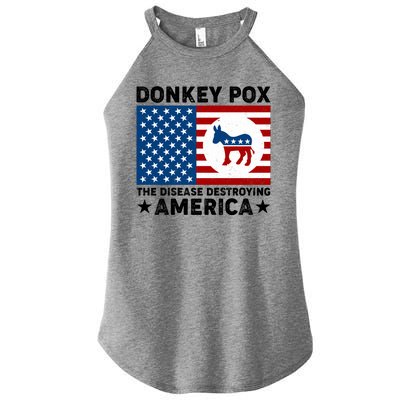 Donkey Pox The Disease Destroying America Women’s Perfect Tri Rocker Tank