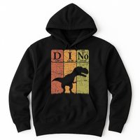 Dinosaur Periodic Table Elements T Rex Dino Paleontologist Hoodie