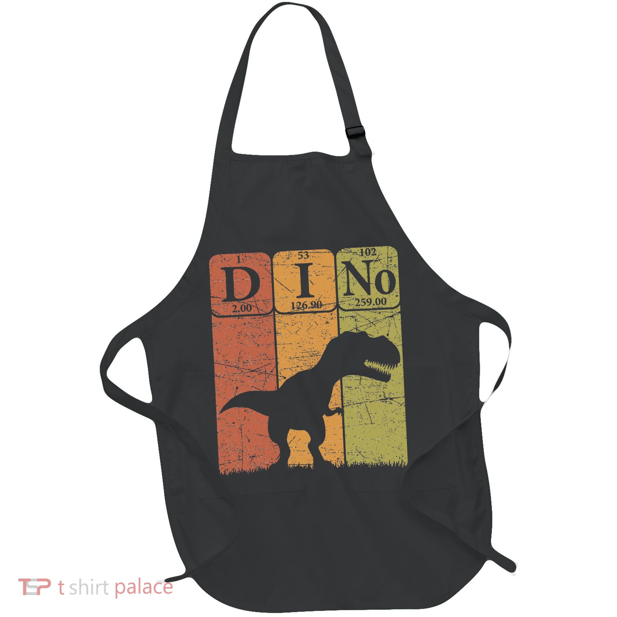 Dinosaur Periodic Table Elements T Rex Dino Paleontologist Apron