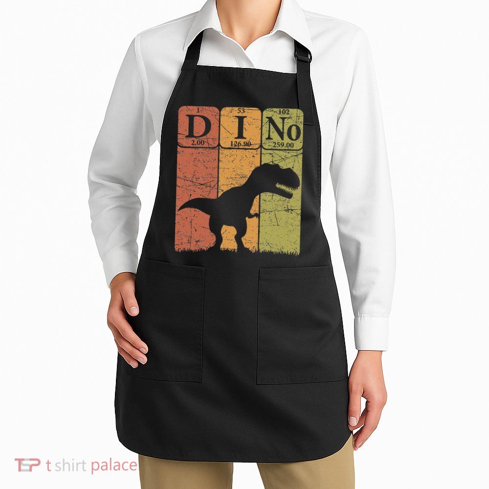 Dinosaur Periodic Table Elements T Rex Dino Paleontologist Apron