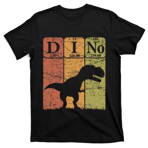 Dinosaur Periodic Table Elements T Rex Dino Paleontologist T-Shirt