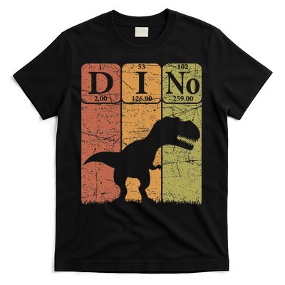 Dinosaur Periodic Table Elements T Rex Dino Paleontologist T-Shirt