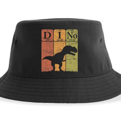 Dinosaur Periodic Table Elements T Rex Dino Paleontologist Sustainable Bucket Hat