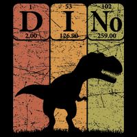 Dinosaur Periodic Table Elements T Rex Dino Paleontologist Sustainable Bucket Hat