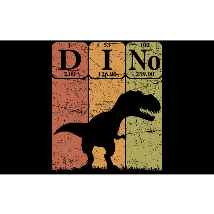 Dinosaur Periodic Table Elements T Rex Dino Paleontologist Bumper Sticker