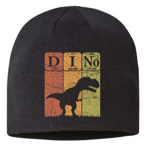 Dinosaur Periodic Table Elements T Rex Dino Paleontologist Sustainable Beanie