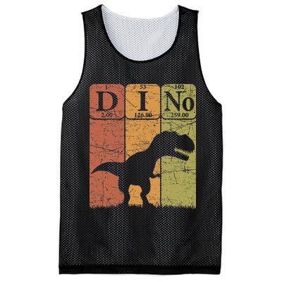 Dinosaur Periodic Table Elements T Rex Dino Paleontologist Mesh Reversible Basketball Jersey Tank