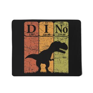 Dinosaur Periodic Table Elements T Rex Dino Paleontologist Mousepad