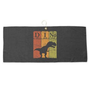 Dinosaur Periodic Table Elements T Rex Dino Paleontologist Large Microfiber Waffle Golf Towel