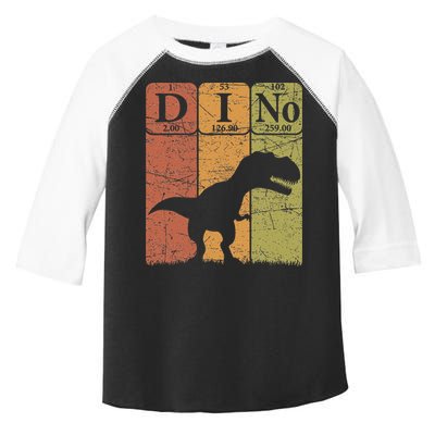 Dinosaur Periodic Table Elements T Rex Dino Paleontologist Toddler Fine Jersey T-Shirt
