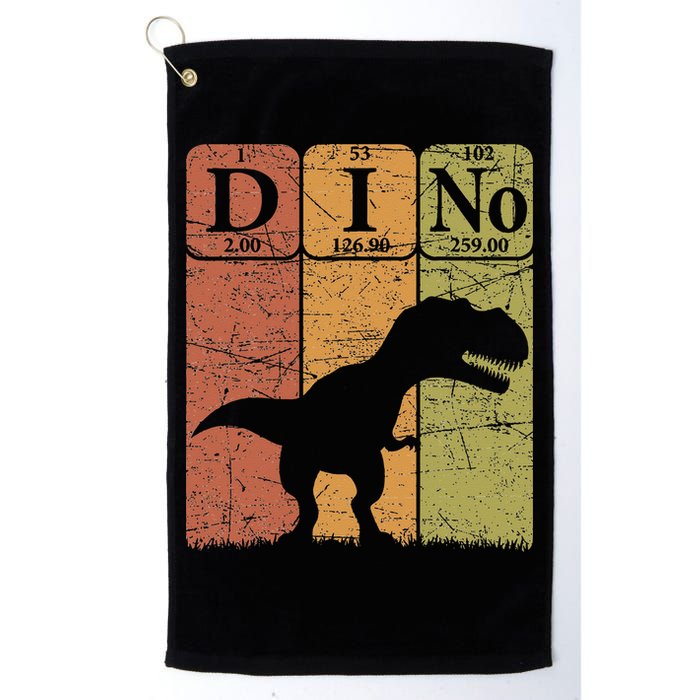 Dinosaur Periodic Table Elements T Rex Dino Paleontologist Golf Towel