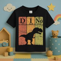 Dinosaur Periodic Table Elements T Rex Dino Paleontologist Toddler T-Shirt